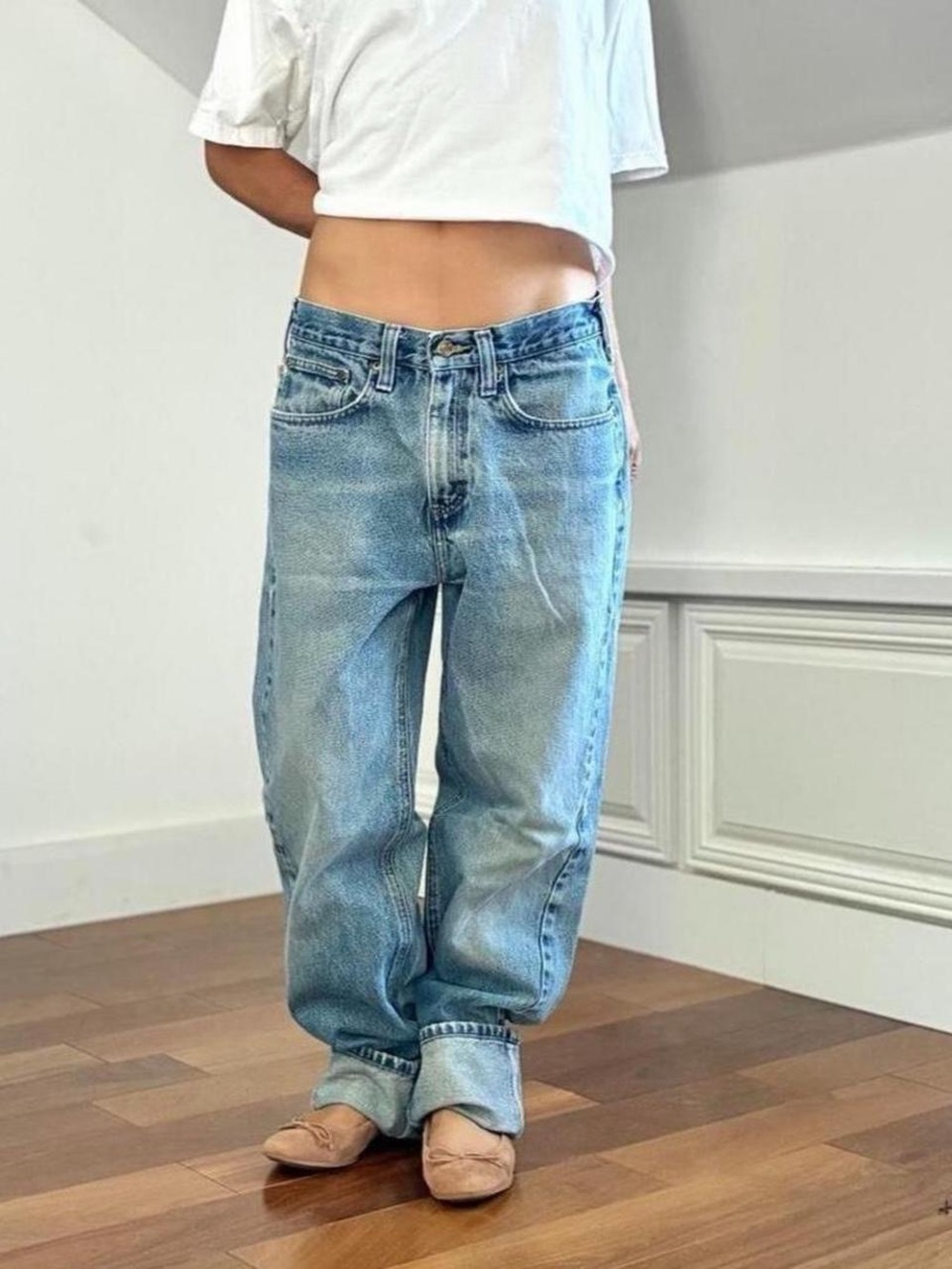 Vintage Carhartt Faded relaxed straight leg Jeans size- 32
